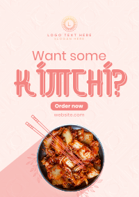 Order Healthy Kimchi Flyer