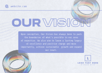 Futuristic Our Vision Postcard