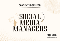 Social Media Manager Pinterest Cover