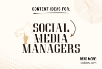 Social Media Manager Pinterest Cover Image Preview