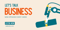 Business Talk Podcast Twitter Post