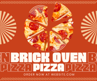 Simple Brick Oven Pizza Facebook Post