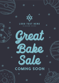 Great Bake Sale Poster Design