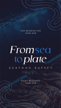 Seafood Cuisine Buffet Video