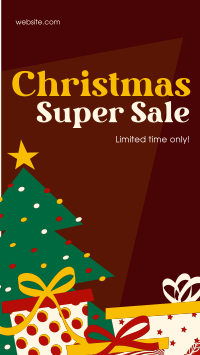 Christmas Super Sale Facebook Story