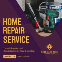 Home Repair Service Instagram Post Design