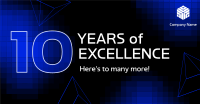 Geo Pixel Anniversary Facebook Ad