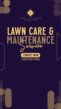 Lawn Care Services Instagram Story