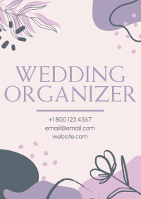 Abstract Wedding Organizer Flyer