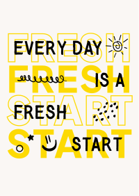 Fresh Start Quote Flyer