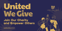 Charity Empowerment Twitter Post