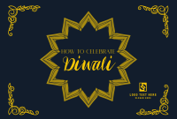 Ornamental Diwali Celebration Pinterest Cover Design