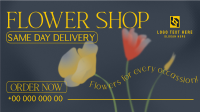 Flower Shop Delivery Facebook Event Cover