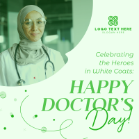 Celebrating Doctors Day Linkedin Post Design