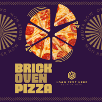 Simple Brick Oven Pizza Linkedin Post