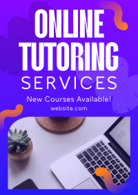 Online Tutor Services Flyer