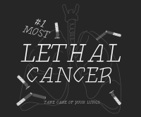 Lethal Lung Cancer Facebook Post