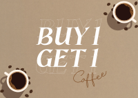 Coffee Promo Postcard