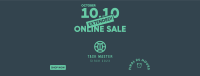 Extended Online Sale 10.10  Facebook Cover Image Preview