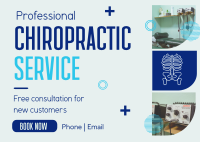 Chiropractic Service Postcard Design