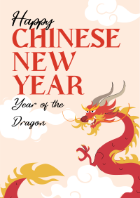 Dragon Chinese New Year Poster