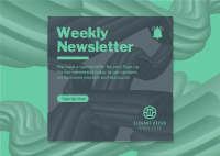 Dynamic Weekly Newsletter Postcard