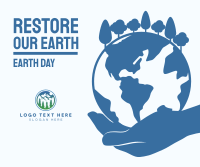 Earth Day Facebook Post Design