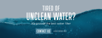 Water Filtration Facebook Cover