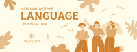 Celebrate Mother Language Day Facebook Cover