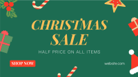 Cute Christmas Sale Facebook Event Cover