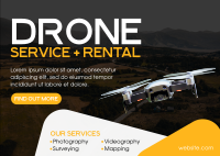 Drone Service Postcard