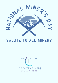 Salute to Miners Poster