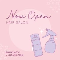 Hair Salon Opening Instagram Post