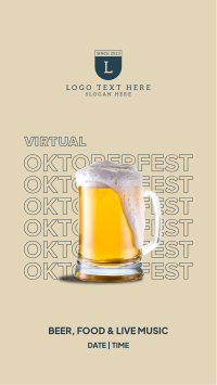 Virtual Oktoberfest Facebook Story