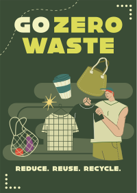 Practice Zero Waste Poster