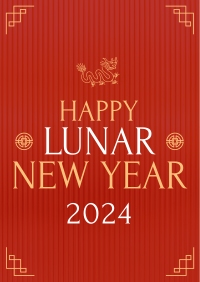 Lunar Year Red Envelope Poster