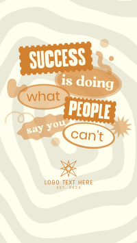 Success all the Way Facebook Story Image Preview