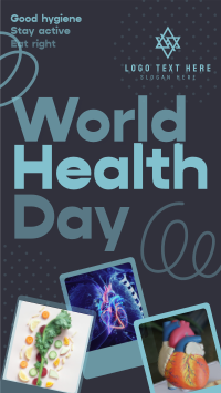 Retro World Health Day Facebook Story