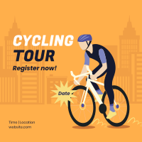 City Cycling Tour Instagram Post Design