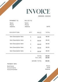 Corporate Business Office Invoice Design