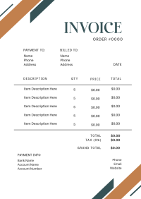 Corporate Business Office Invoice