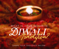 Diwali Tradition Facebook Post