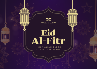 Eid Al Fitr Postcard example 3