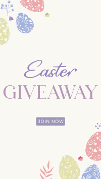 Easter Egg Giveaway Instagram Story