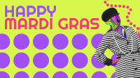 Mardi Gras Fashion Zoom Background Design