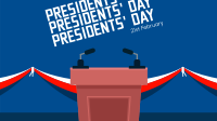 Presidents Podium Facebook Event Cover