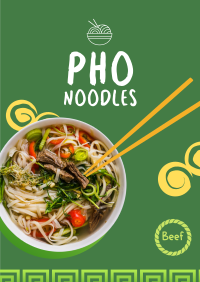 Pho Food Bowl Poster