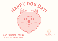 Furry Friend Postcard Design