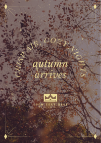 Autumn Arrives Quote Poster