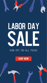 Labor Day Sale Instagram Story Design